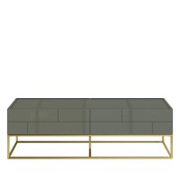 Τραπέζι σαλονιού Rose Hill RH0 από MDF σε πράσινο 119.5x59.5x36cm