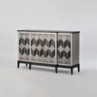 Μπουφές Stilig από ξύλο σε γκρι απόχρωση 152x42x92cm