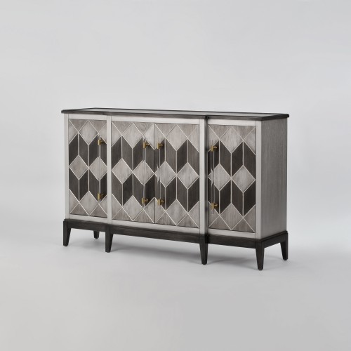 Μπουφές Stilig από ξύλο σε γκρι απόχρωση 152x42x92cm