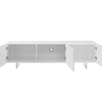 Έπιπλο TV Hudson από MDF σε λευκό 180x49x50cm