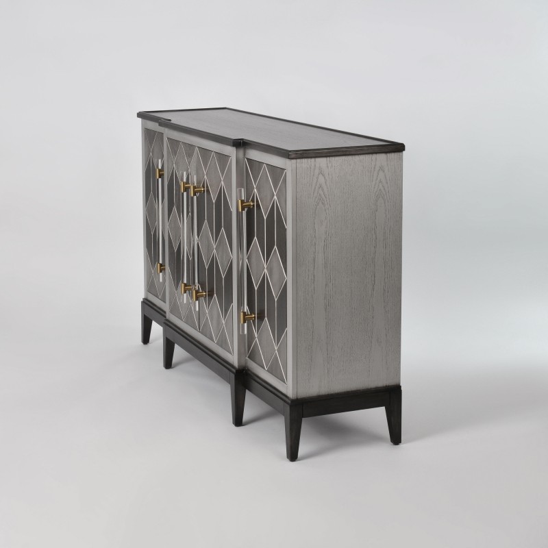 Μπουφές Stilig από ξύλο σε γκρι απόχρωση 152x42x92cm