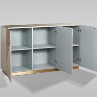 Μπουφές Stilig από MDF σε χρυσό 150x40x86cm