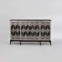 Μπουφές Stilig από ξύλο σε γκρι απόχρωση 152x42x92cm