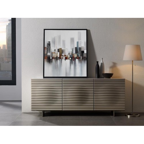 Μπουφές Hudson από MDF σε μπεζ 180x49x73cm