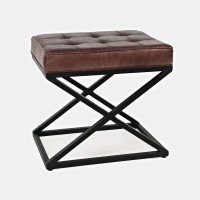 Σκαμπό Avola σε σκούρο καφέ 51x36x47cm