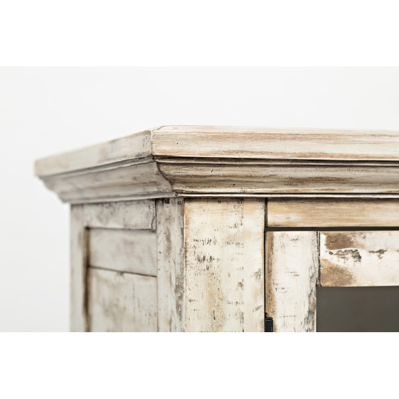 Μπουφές Avola από ξύλο ακακίας ιβουάρ 178x38x106.5cm