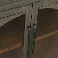 Μπουφές Avola από ξύλο ακακίας σε γκρι 165x43x91.5cm