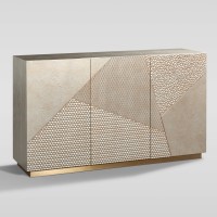 Μπουφές Stilig από MDF σε χρυσό 150x40x86cm