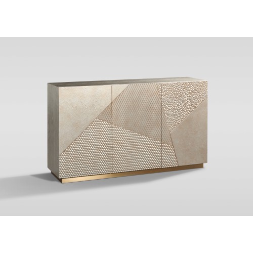 Μπουφές Stilig από MDF σε χρυσό 150x40x86cm
