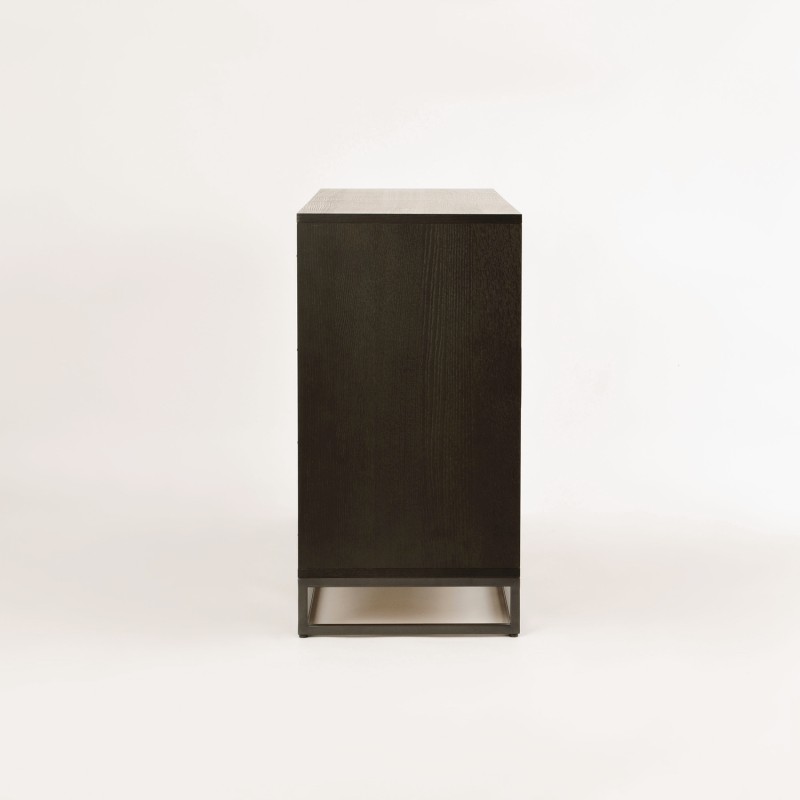 Μπουφές Indus από ξύλο σε φυσική απόχρωση 160x46x87cm