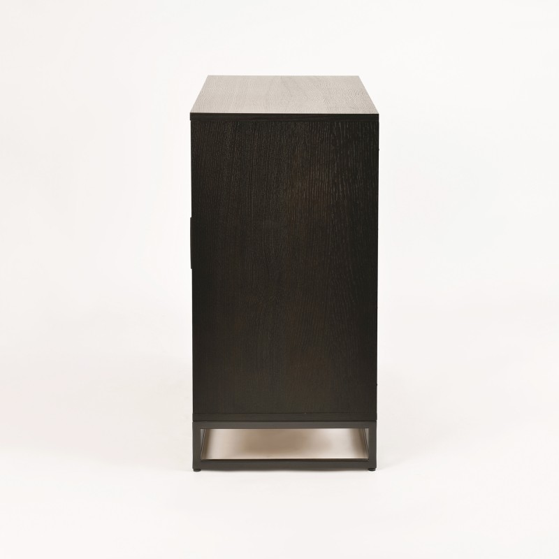 Μπουφές Indus από ξύλο σε φυσική απόχρωση 117.5x46x87cm