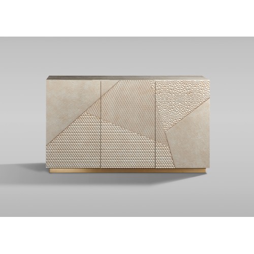 Μπουφές Stilig από MDF σε χρυσό 150x40x86cm