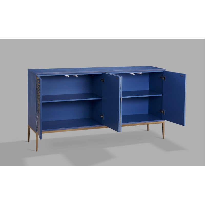 Μπουφές Stilig από MDF με μοτίβο φυτών 160x40x86cm
