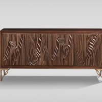 Μπουφές Stilig από MDF σε καρυδί απόχρωση 170x40x82cm