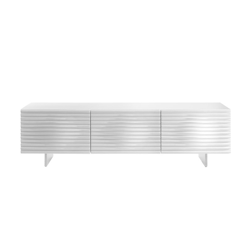 Έπιπλο TV Hudson από MDF σε λευκό 180x49x50cm
