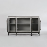 Μπουφές Stilig από ξύλο σε γκρι απόχρωση 152x42x92cm