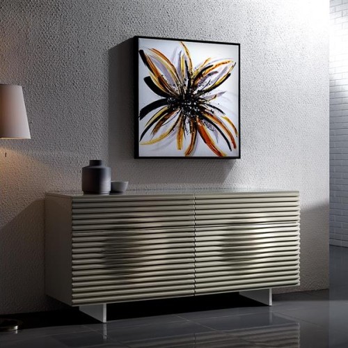 Μπουφές Hudson από MDF σε μπεζ 160x49x75cm