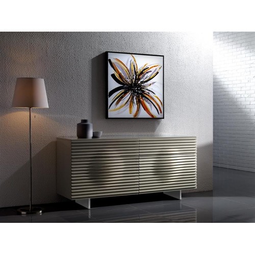 Μπουφές Hudson από MDF σε μπεζ 160x49x75cm