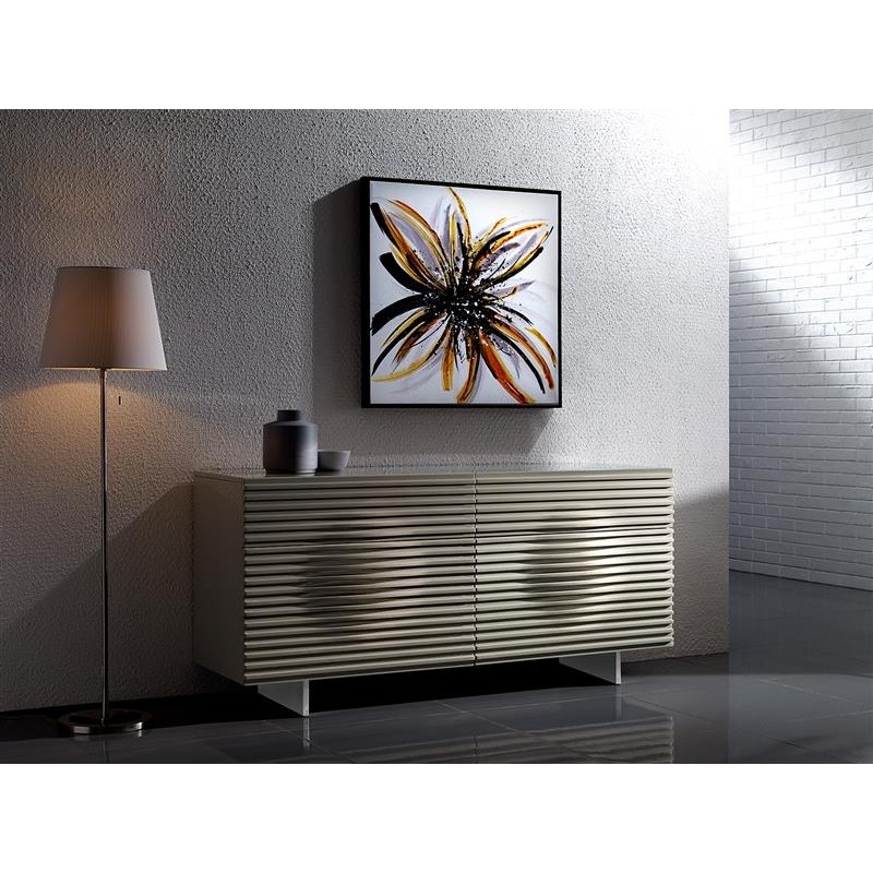 Μπουφές Hudson από MDF σε μπεζ 160x49x75cm
