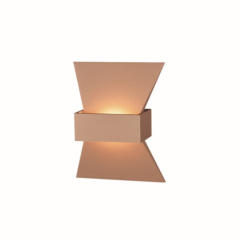 ELEGANT-ΦΩΤΙΣΤΙΚΟ ΕΠΙΤΟΙΧΟ ΧΡΥΣΟ ΑΛΟΥΜΙΝΙΟΥ LED COB 6W 3000K 540LM IP20 20Χ16Χ7CM
