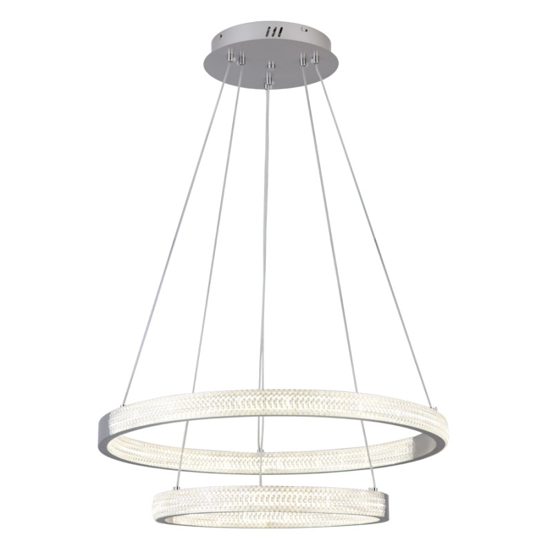 ΠΟΛΥΦΩΤΟ-ΚΡΕΜΑΣΤΟ ΦΩΤΙΣΤΙΚΟ LED-ΚΩΔ. D88070/2-SLV