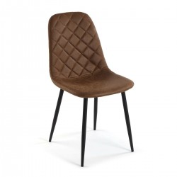 Καρέκλα Versa Serena Σκούρο καφέ 53 x 88 x 43,5 cm