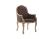 Κάθισμα DKD Home Decor Καφέ Φυσικό Σκούρο καφέ ξύλο καουτσούκ 62 x 55 x 100 cm 63,5 x 49,5 x 102 cm