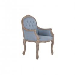 Καρέκλα Τραπεζαρίας DKD Home Decor Μπλε Φυσικό 30 x 40 cm 62 x 55 x 100 cm 63,5 x 50 x 102 cm