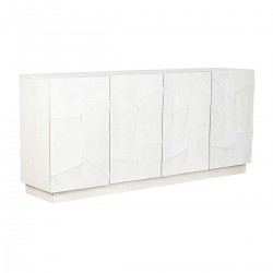 Σκευοθήκη DKD Home Decor Λευκό Κρεμ Ξύλο από Μάνγκο 180 x 40 x 80 cm