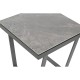Βοηθητικό Τραπέζι Home ESPRIT Γκρι Μέταλλο 51 x 51 x 53 cm