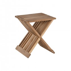 Βοηθητικό Τραπέζι Home ESPRIT Φυσικό Ξύλο Τικ 40 x 35 x 45 cm