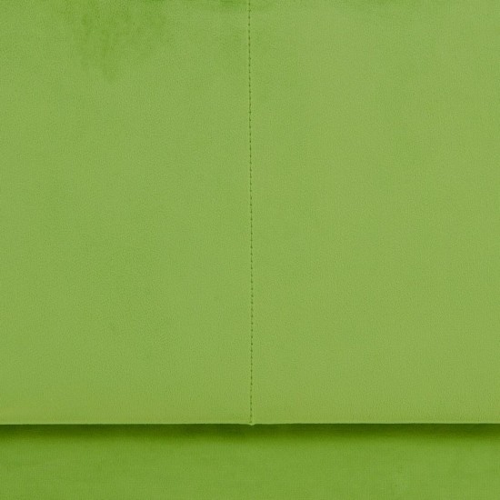 Puff Συνθετικό Ύφασμα Ξύλο Πράσινο 60 x 60 x 40 cm