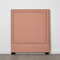 Κεφαλάρι κρεβατιού 100 x 8 x 120 cm Συνθετικό Ύφασμα Ροζ Ξύλο