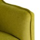 Πολυθρόνα 76,5 x 70 x 74 cm Συνθετικό Ύφασμα Μέταλλο Πράσινο
