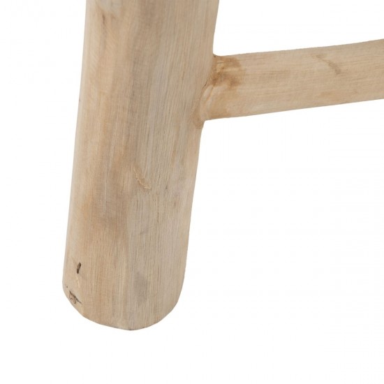 Σκαμπό AKAR Φυσικό ξύλο teak 30 x 30 x 45 cm