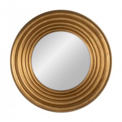 Τοίχο καθρέφτη Χρυσό Κρυστάλλινο ξύλο πεύκου 65 x 65 cm