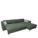Καναπές Κρεβάτι Γωνιακός ArteLibre JULIE Κυπαρισσί 300x198x86cm