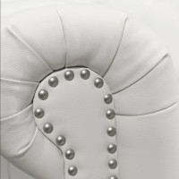 ΚΑΝΑΠΕΣ 3ΘΕΣΙΟΣ T.CHESTERFIELD HM3009.02 ΤΕΧΝΟΔΕΡΜΑ ΛΕΥΚΟ ΜΑΤ 208x90x73 εκ.