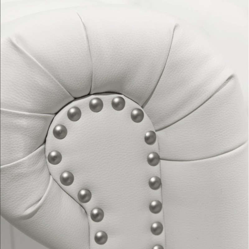 ΚΑΝΑΠΕΣ 3ΘΕΣΙΟΣ T.CHESTERFIELD HM3009.02 ΤΕΧΝΟΔΕΡΜΑ ΛΕΥΚΟ ΜΑΤ 208x90x73 εκ.