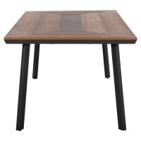 ΤΡΑΠΕΖΙ ΑΛΟΥΜΙΝΙΟΥ TABER ΜΕ POLYWOOD 200X100 ΓΚΡΙ HM5131.12