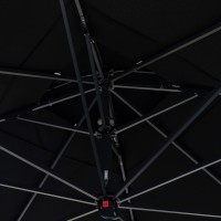 ΕΠΑΓΓΕΛΜΑΤΙΚΗ ΟΜΠΡΕΛΑ ALU ΤΗΛΕΣΚΟΠΙΚΗ HM6031.03 4x4x2,95-4Μ ΜΕ ΜΑΥΡΟ ΑΚΡΥΛΙΚΟ ΠΑΝΙ