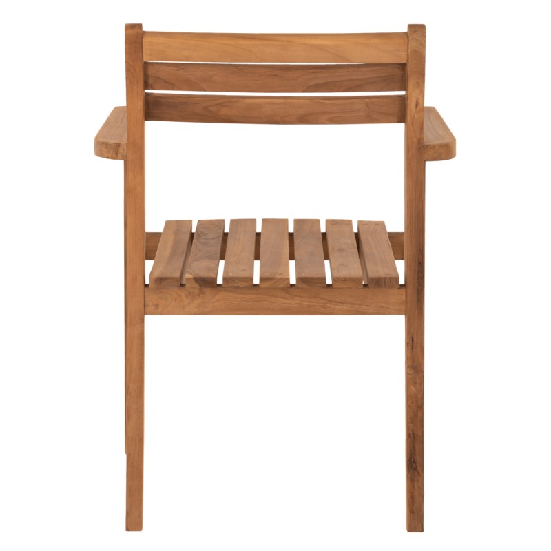 ΠΟΛΥΘΡΟΝΑ ERIETTA ΞΥΛΟ TEAK ΣΤΟΙΒΑΖΟΜΕΝΗ HM9534 ΣΕ ΦΥΣΙΚΟ ΧΡΩΜΑ 60x54x87Y εκ.