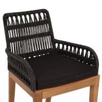 ΠΟΛΥΘΡΟΝΑ STARDOM HM9760.03 ΞΥΛΟ ΤΕΑΚ ΣΕ ΜΕΛΙ ΚΑΙ ΜΑΥΡΟ ΣΧΟΙΝΙ 57x65x83Yεκ.