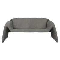 ΚΑΝΑΠΕΣ ΔΙΘΕΣΙΟΣ LAFORGE HM9680.01 ΜΕΤΑΛΛΙΚΟΣ ΣΚΕΛΕΤΟΣ-ΓΚΡΙ ΜΠΟΥΚΛΕ ΥΦΑΣΜΑ 160x80x63Υεκ.