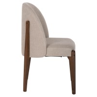 Σετ-2Τεμ.ΚΑΡΕΚΛΑ ΤΡΑΠΕΖΑΡΙΑΣ RAMMER HM9744.02 RUBBERWOOD ΣΕ ΚΑΡΥΔΙ-ΕΚΡΟΥ ΥΦΑΣΜΑ 57x55x86Υεκ.