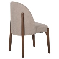 Σετ-2Τεμ.ΚΑΡΕΚΛΑ ΤΡΑΠΕΖΑΡΙΑΣ RAMMER HM9744.02 RUBBERWOOD ΣΕ ΚΑΡΥΔΙ-ΕΚΡΟΥ ΥΦΑΣΜΑ 57x55x86Υεκ.