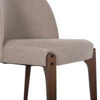 Σετ-2Τεμ.ΚΑΡΕΚΛΑ ΤΡΑΠΕΖΑΡΙΑΣ RAMMER HM9744.02 RUBBERWOOD ΣΕ ΚΑΡΥΔΙ-ΕΚΡΟΥ ΥΦΑΣΜΑ 57x55x86Υεκ.
