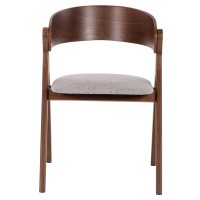 Σετ-2Τεμ.ΚΑΡΕΚΛΑ NEKKER HM9739.02 RUBBERWOOD ΣΕ ΚΑΡΥΔΙ-ΓΚΡΙ ΥΦΑΣΜΑ ΚΑΘΙΣΜΑ 56x55x78Yεκ.