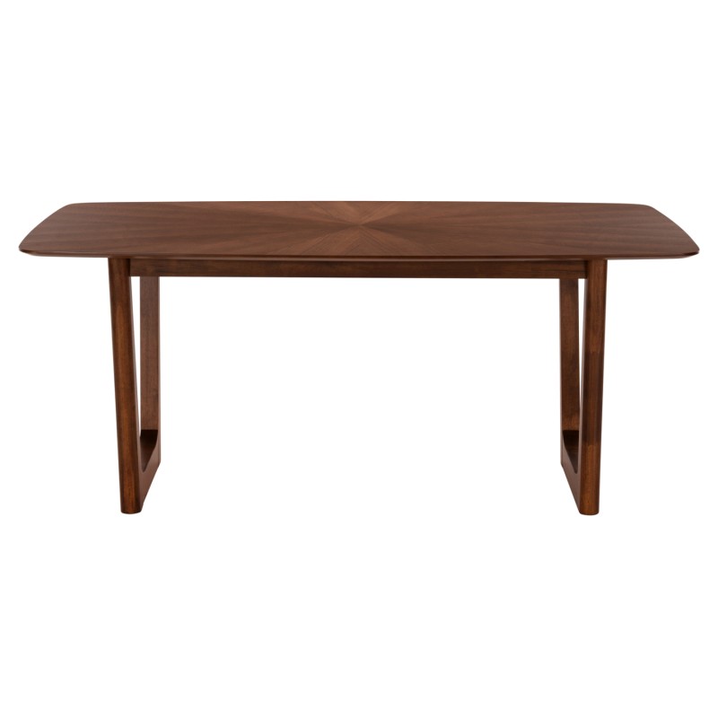 ΤΡΑΠΕΖΙ ΤΡΑΠΕΖΑΡΙΑΣ RINER ΟΡΘΟΓΩΝΙΟ HM9745 MDF ΜΕ ΚΑΠΛΑΜΑ ΚΑΡΥΔΙΑΣ 180x90x76εκ.