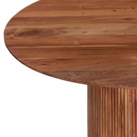 ΤΡΑΠΕΖΙ ΤΡΑΠΕΖΑΡΙΑΣ ΣΤΡΟΓΓΥΛΟ GROOT HM9684 ΜΑΣΙΦ ΞΥΛΟ ΑΚΑΚΙΑΣ ΣΕ ΦΥΣΙΚΟ Φ120x79Υεκ